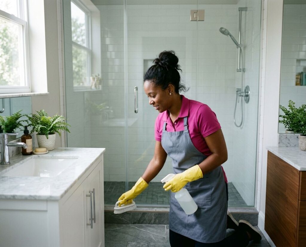 Bathrooms cleaning in Tioga, FL